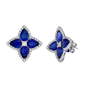 Amaryllis Blue Sapphire Studs
