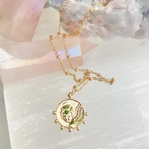 Angel Coin Necklace