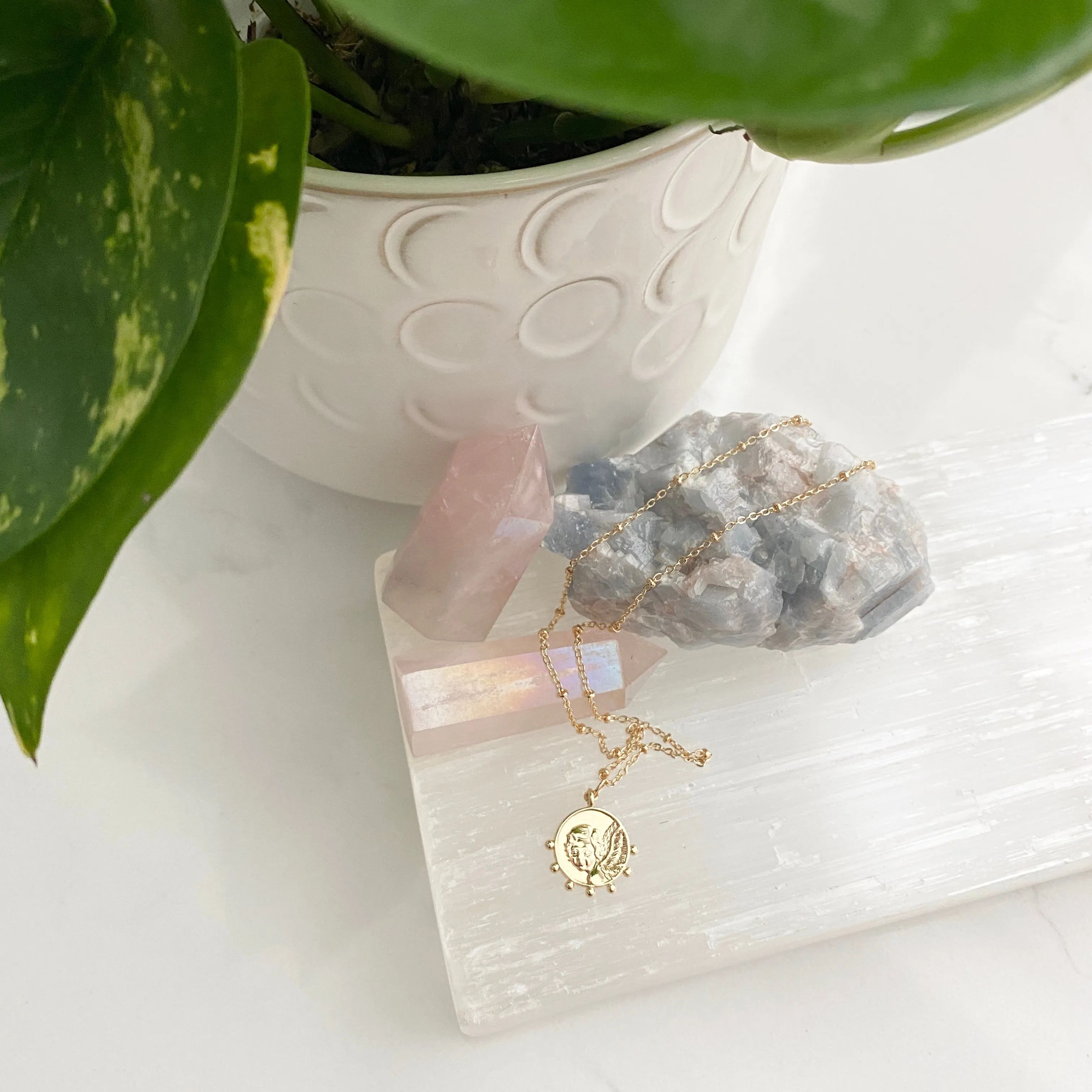 Angel Coin Necklace