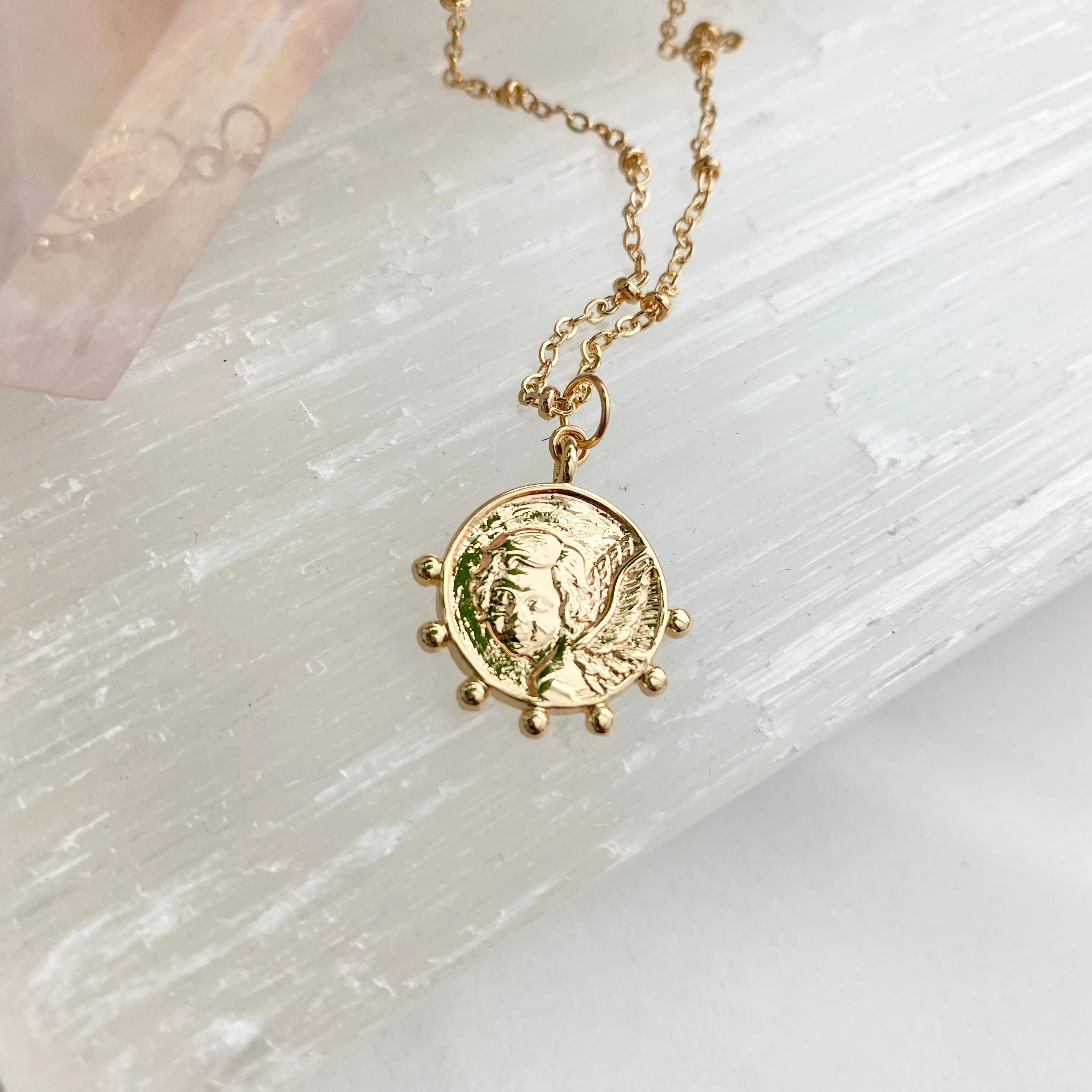 Angel Coin Necklace