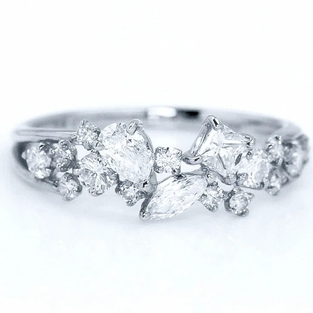Art Deco Multi-Stone Diamond Ring