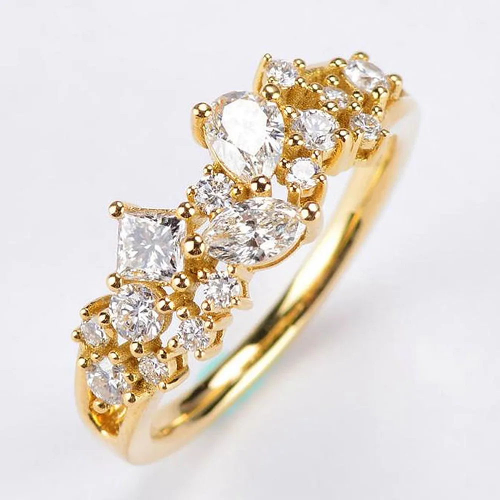 Art Deco Multi-Stone Diamond Ring