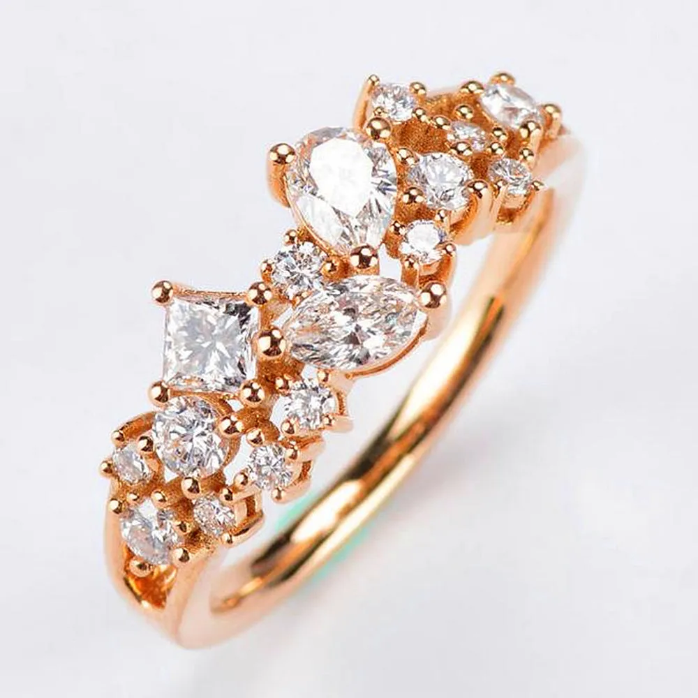 Art Deco Multi-Stone Diamond Ring