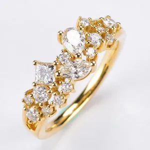 Art Deco Multi-Stone Diamond Ring