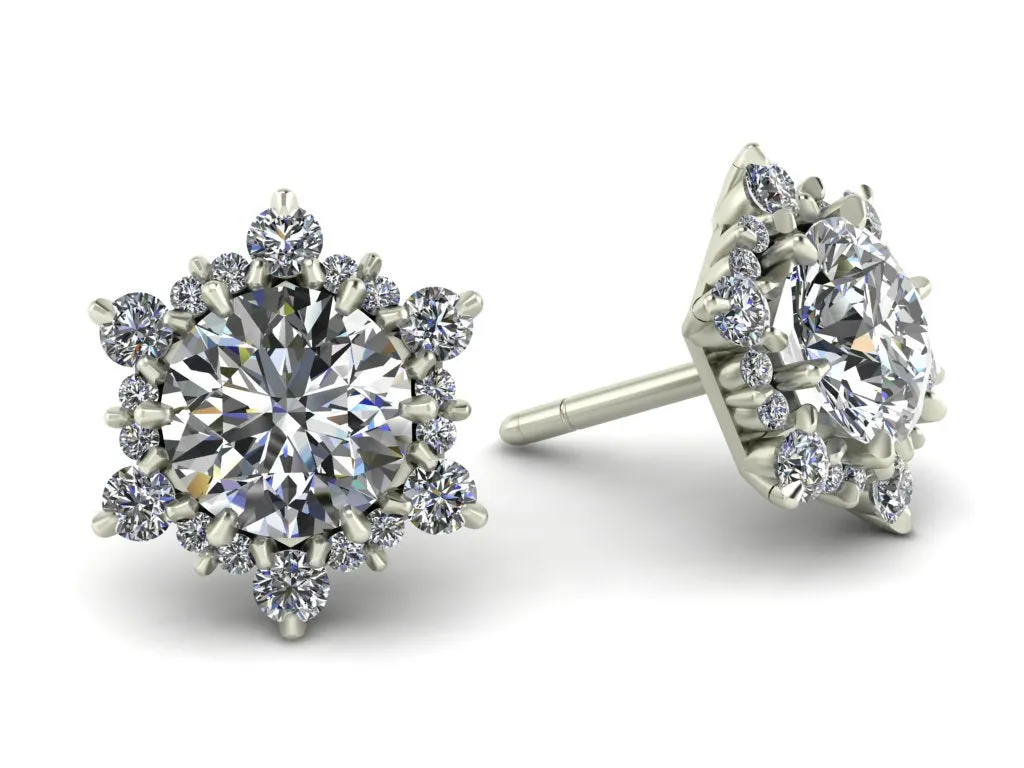 Ayra Inspired Halo Earrings