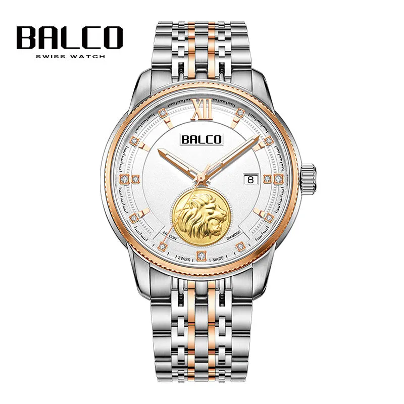 BALCO Automatic Watches For Men-Gold,Sapphire Glass,Luxury Gifts for Birthday