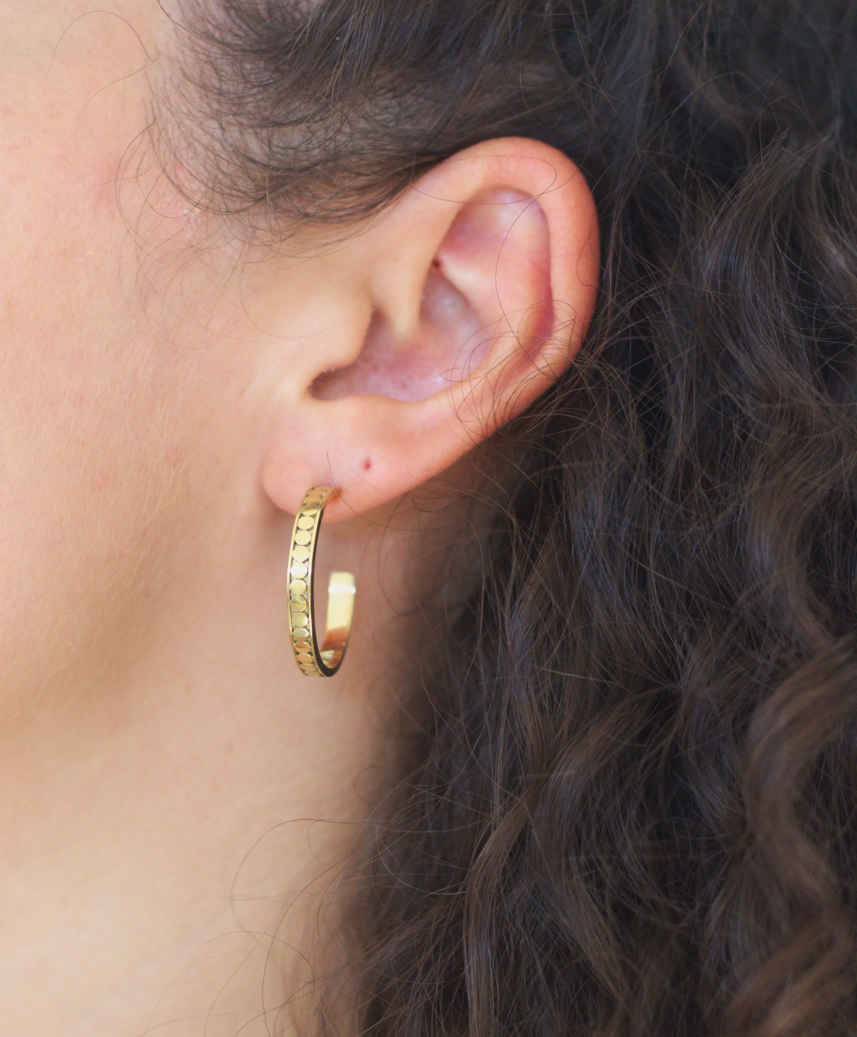 Bali gold hoops