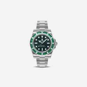 Bape Type 1 Bapex Crystal Stone Watch Green