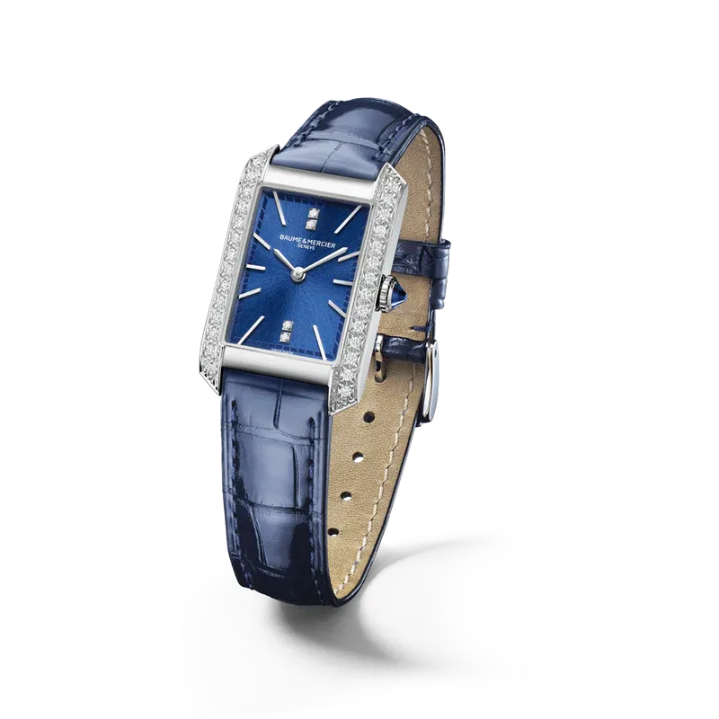 Baume & Mercier Hampton quartz diamond bezel 10709
