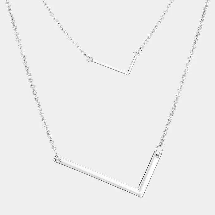 Beautiful "L" Monogram Drop Necklaces