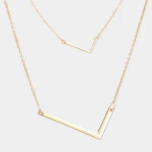 Beautiful "L" Monogram Drop Necklaces
