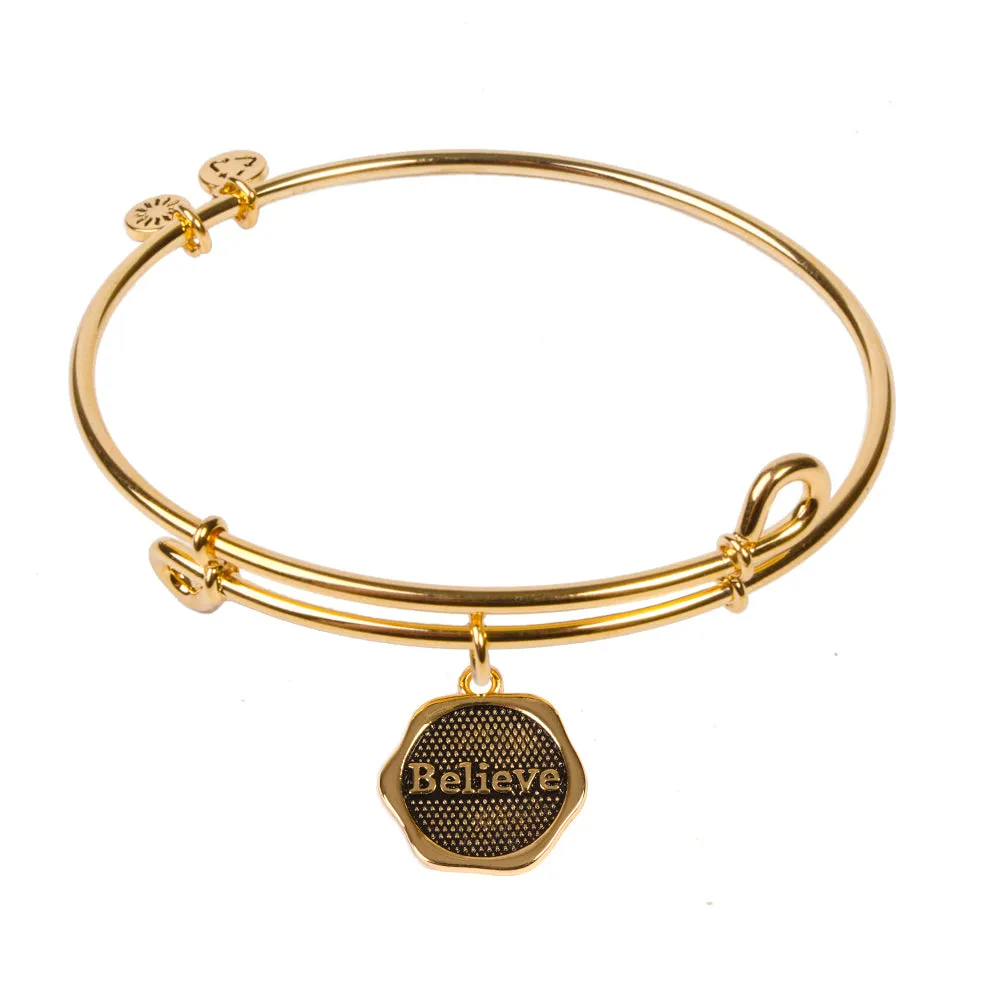 Believe, Bangle 18K Gold Plated