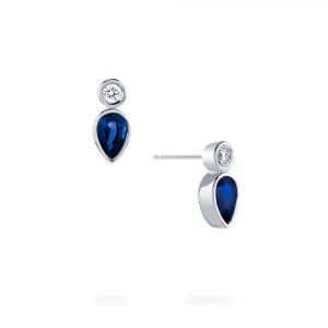 Birks Splash Diamond and Sapphire Stud Earrings