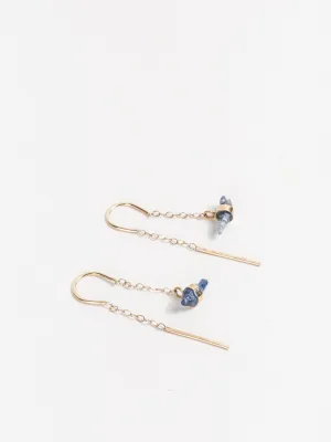 blue sapphire earrings