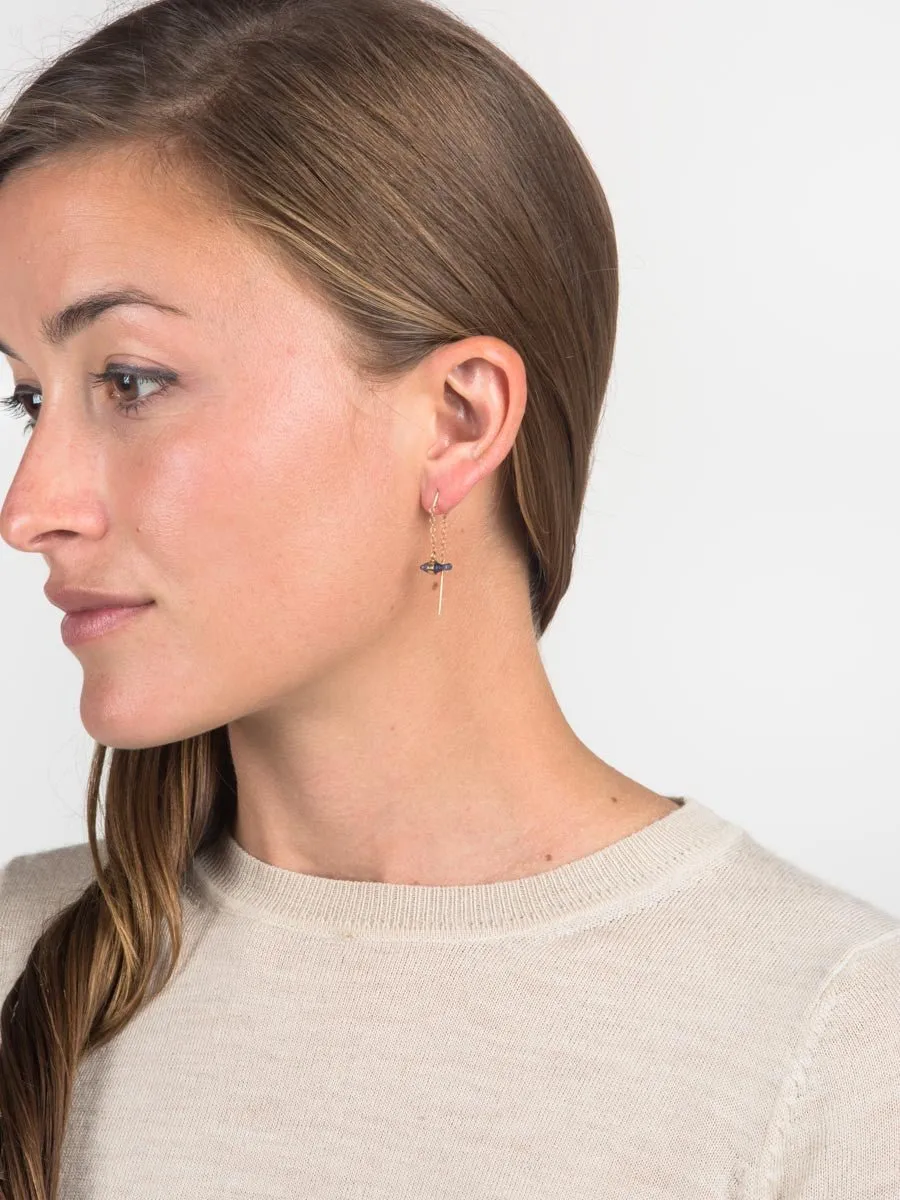 blue sapphire earrings