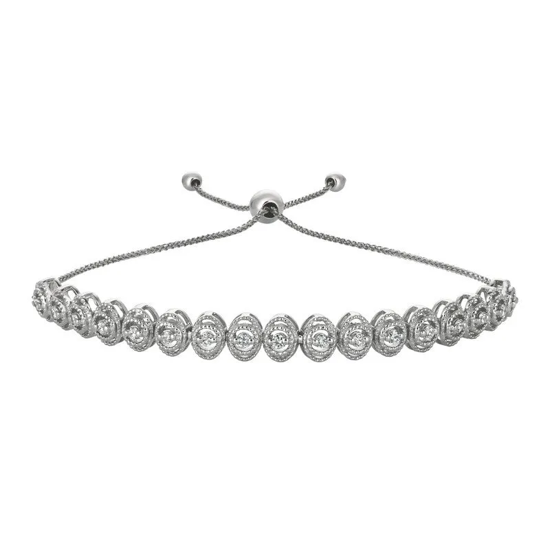BOLO DIAMOND BRACELET 14K GOLD (0.4 CTW)