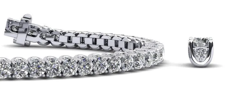 Boundless Brilliance Lab-Grown Diamond Tennis Bracelet with 12.60 ct.(finished) 1.5mm, 4mm