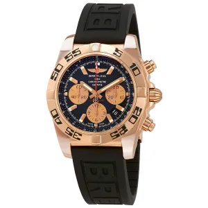 Breitling Chronomat 44 Black Dial Black Rubber Men's Watch HB0110C1/B968BKPD3
