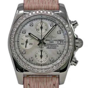 Breitling Chronomat Chronograph Automatic Chronometer Diamond Men's Watch A1331053-A776