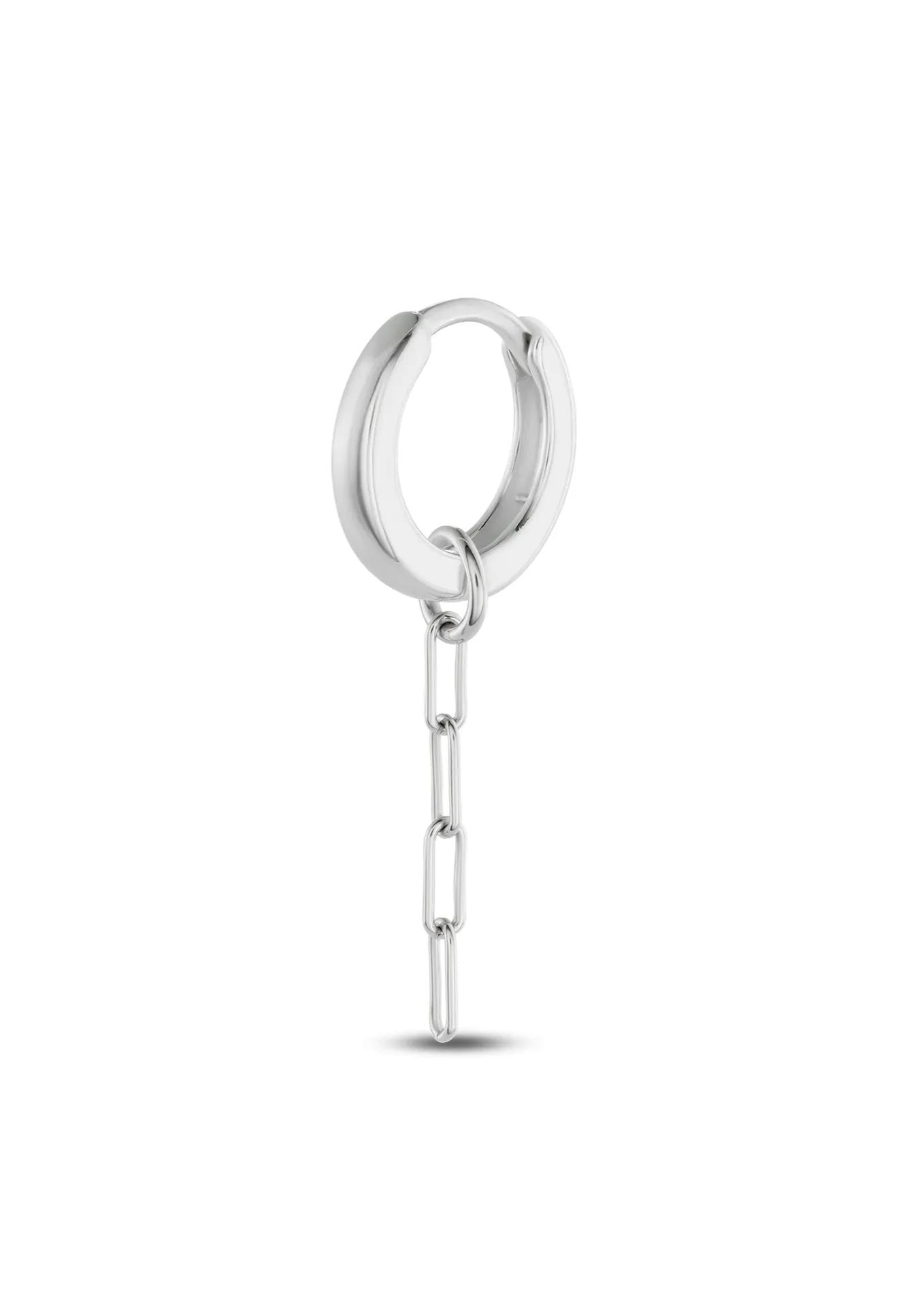 Brooklyn 4 Links Hoops Silver