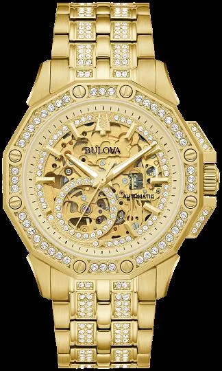 Bulova Automatic Gold-Crystal Men's Watch