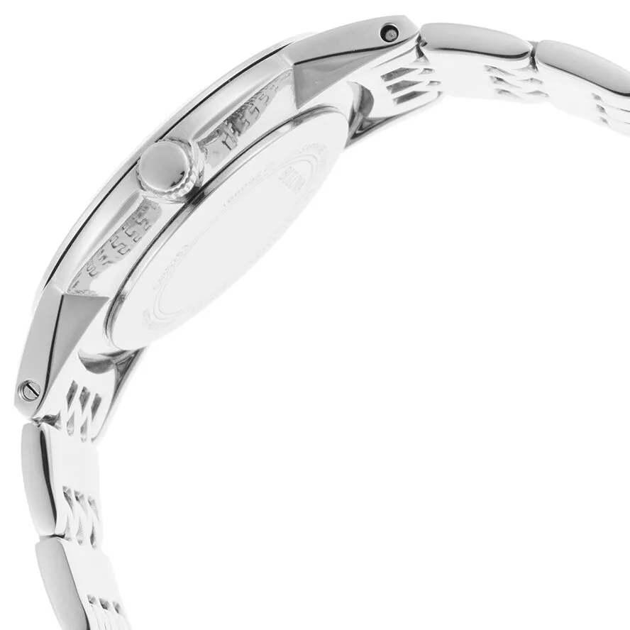 Bulova Diamond Black Dial Stainless Steel Ladies Watch 96P148