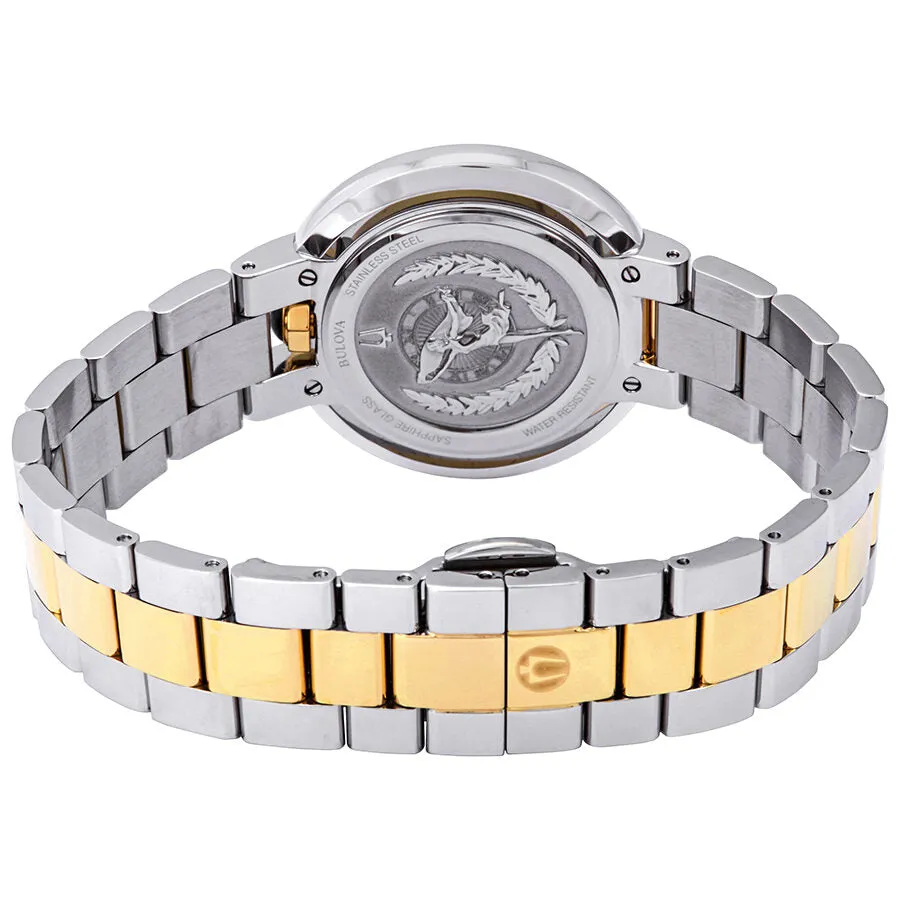 Bulova Rubaiyat Diamond White Dial Two-tone Ladies Watch 98R246