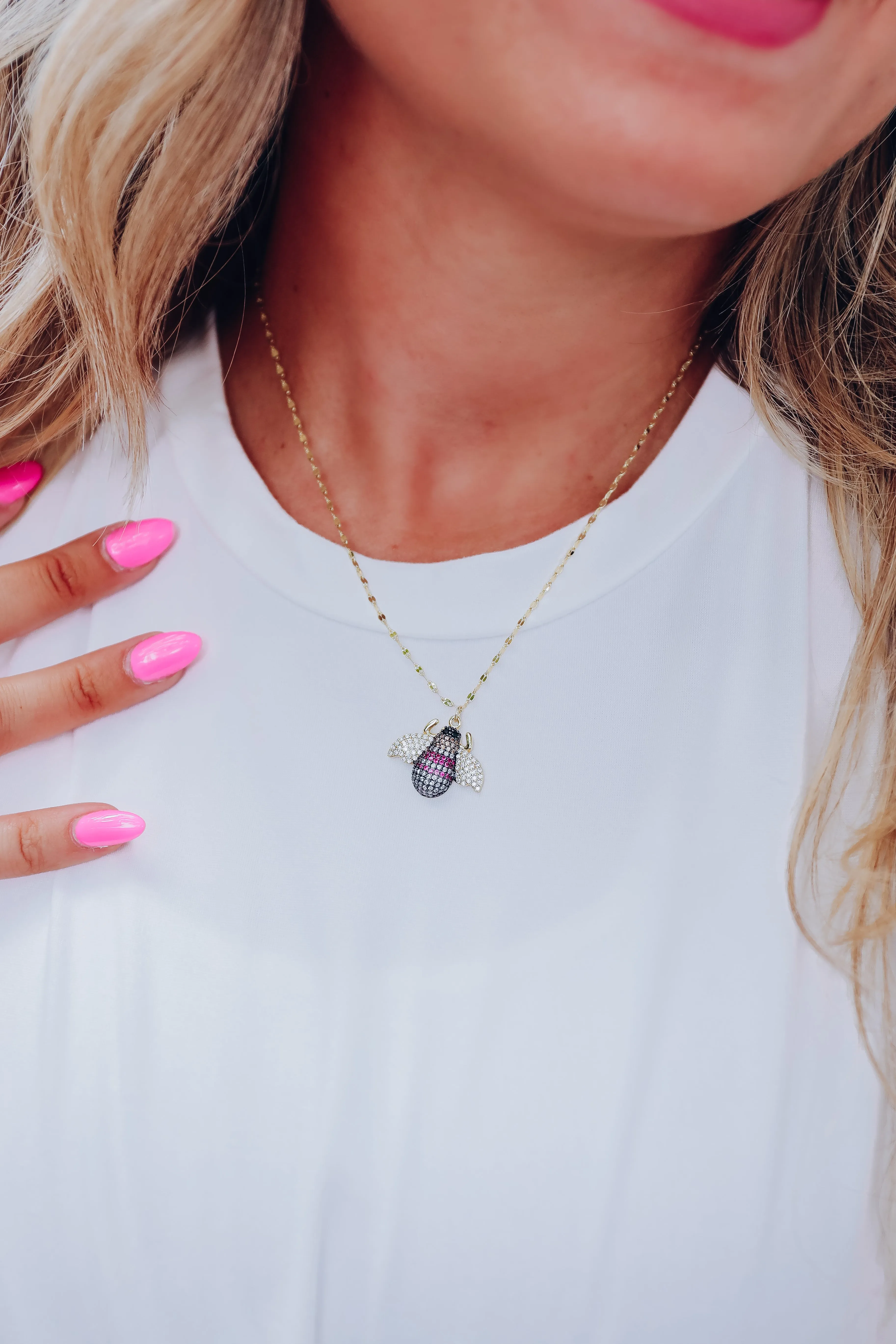 Bumble Necklace by B.b.Lila