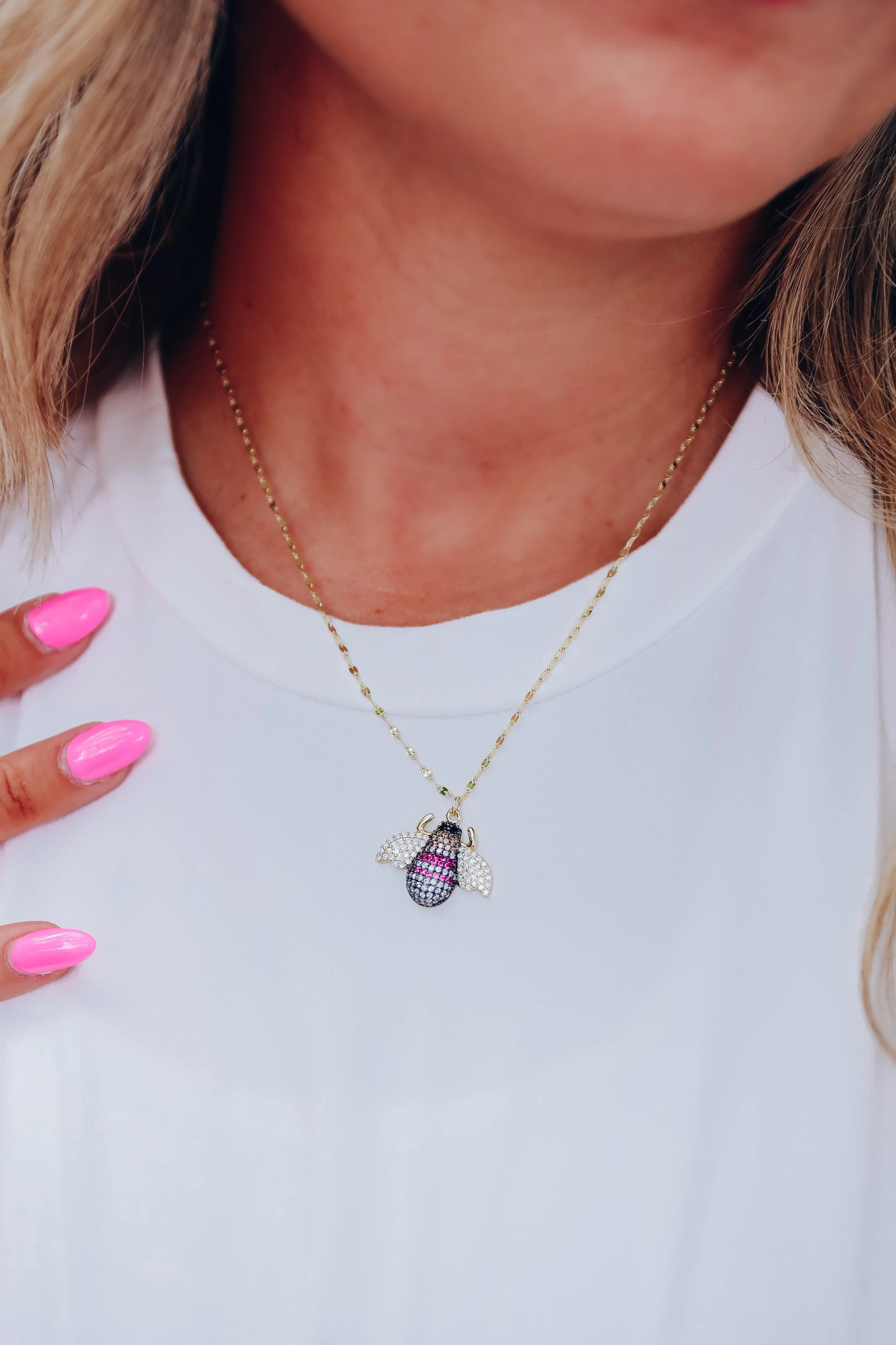 Bumble Necklace by B.b.Lila