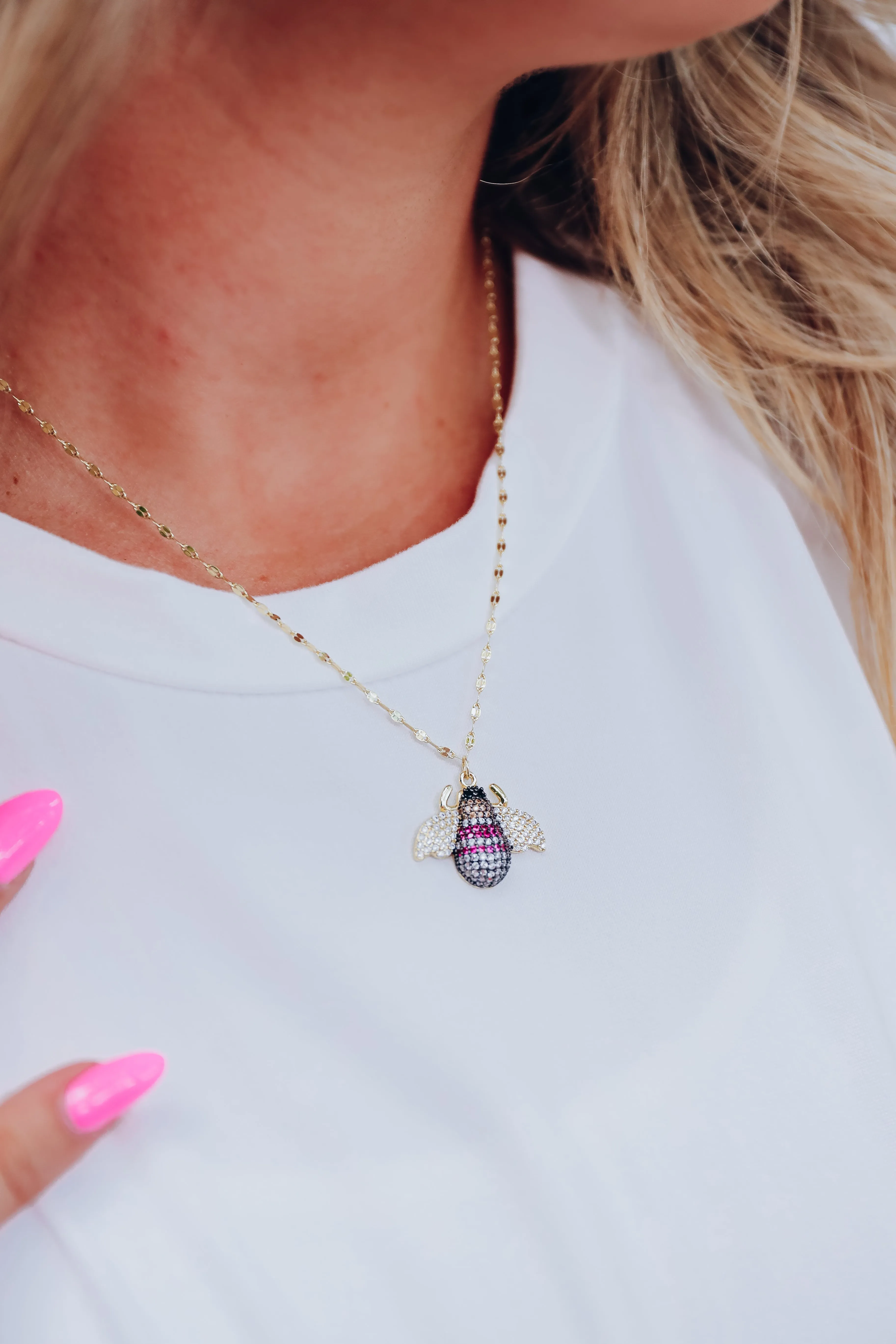 Bumble Necklace by B.b.Lila