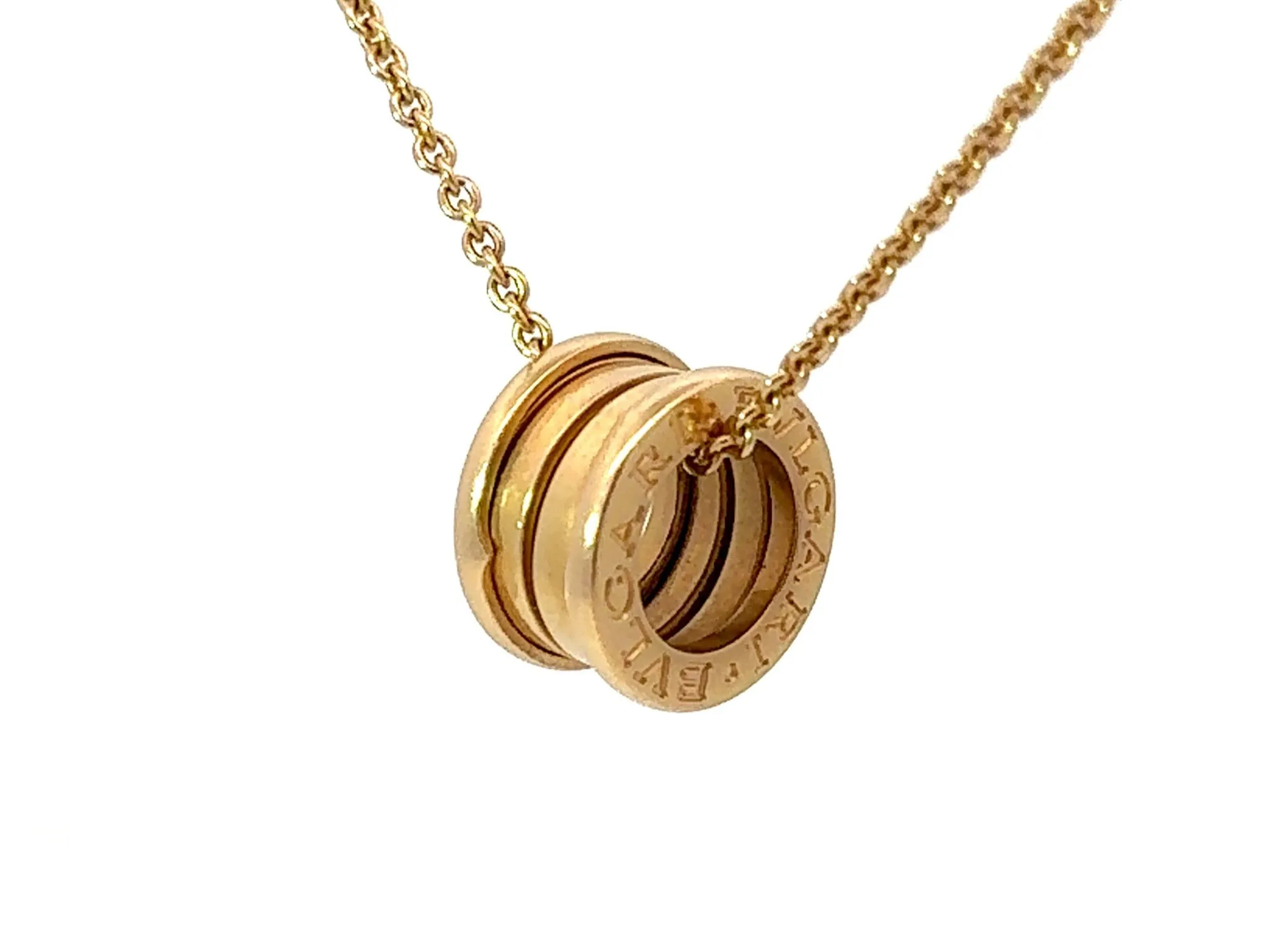 BVLGARI B.ZERO1 Necklace 18k Yellow Gold With Box and Papers