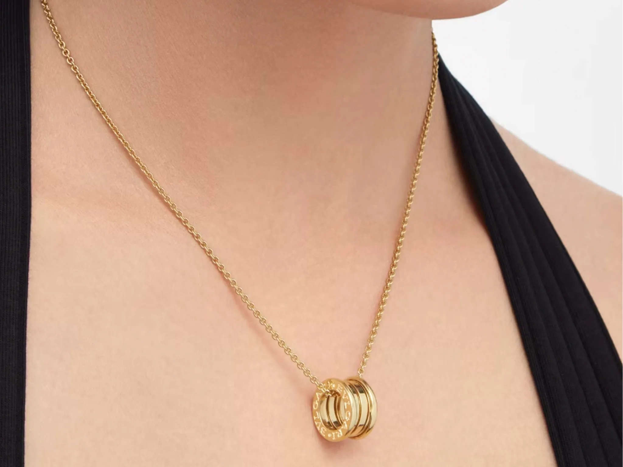 BVLGARI B.ZERO1 Necklace 18k Yellow Gold With Box and Papers