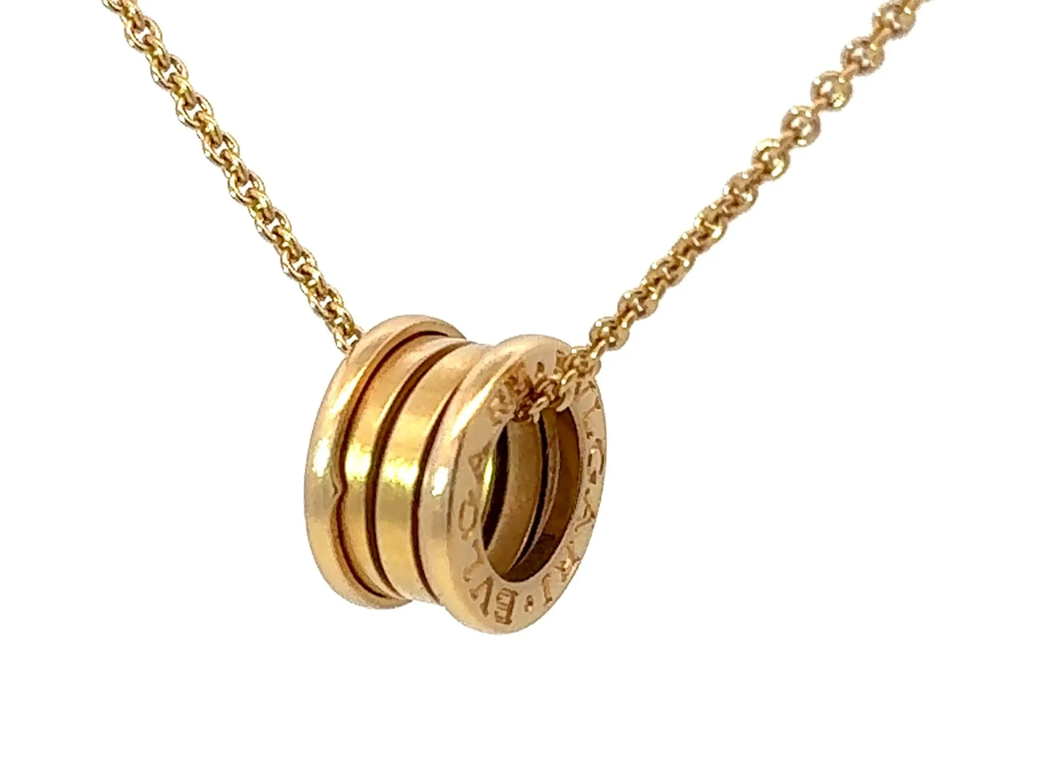 BVLGARI B.ZERO1 Necklace 18k Yellow Gold With Box and Papers