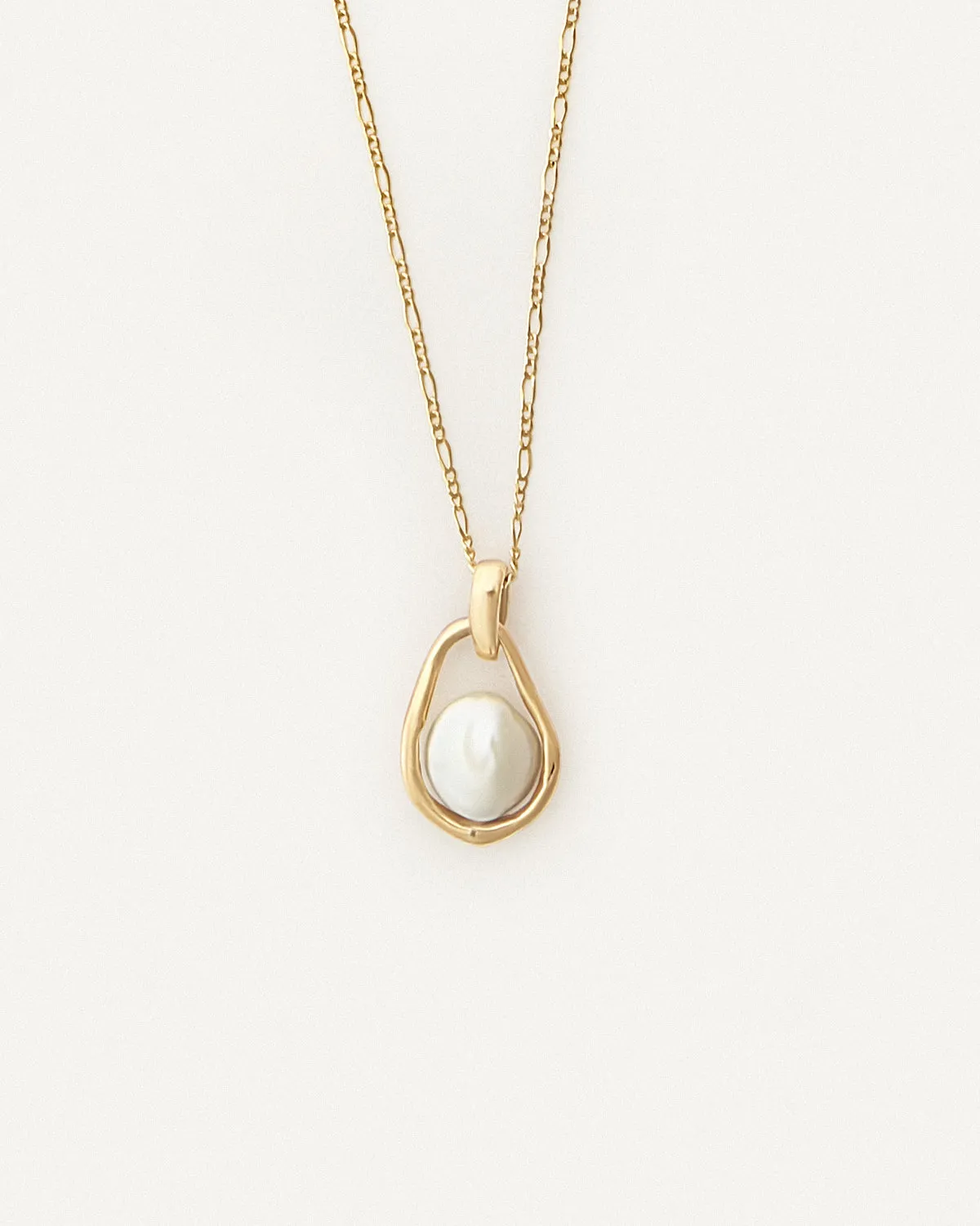 caged pearl necklace