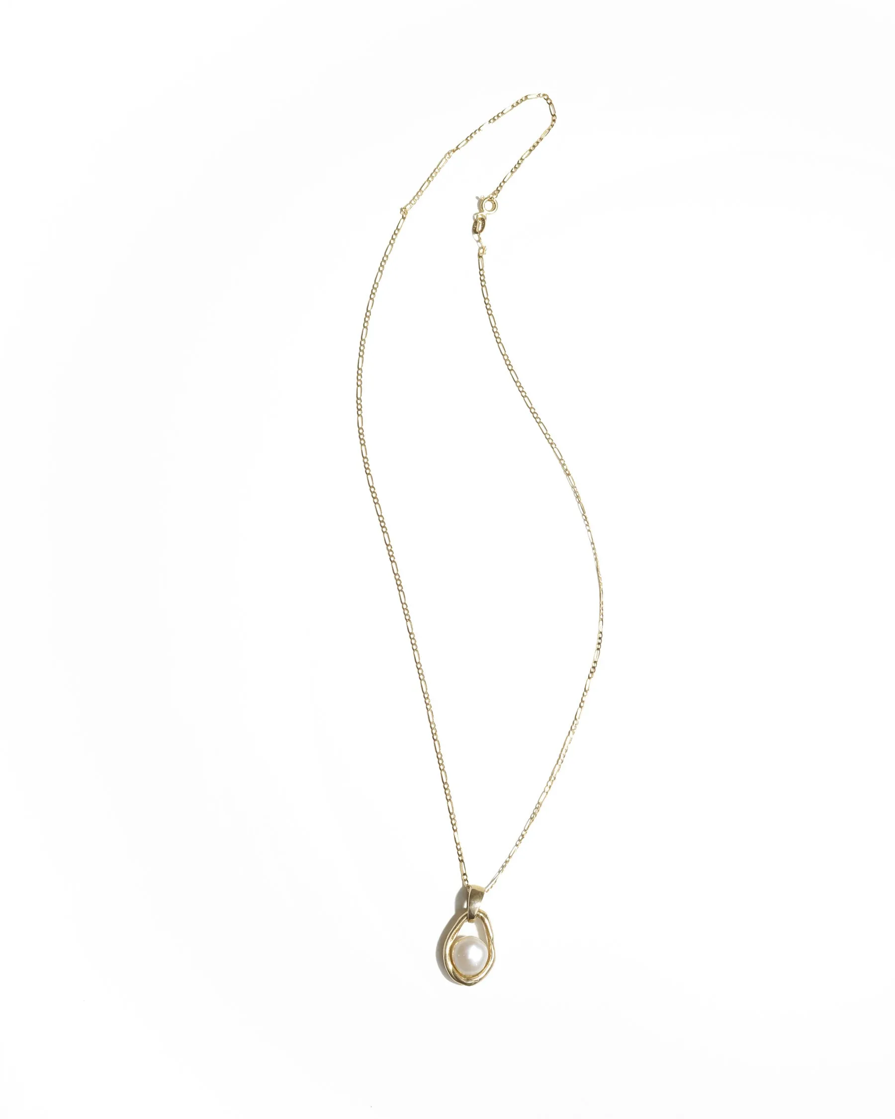 caged pearl necklace