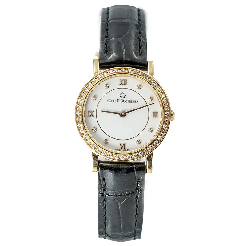 Carl F. Bucherer Adamavi 00.10308.03.40.264 18K Rose Gold Diamond Bezel 23mm