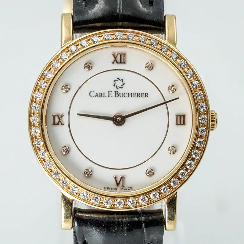 Carl F. Bucherer Adamavi 00.10308.03.40.264 18K Rose Gold Diamond Bezel 23mm