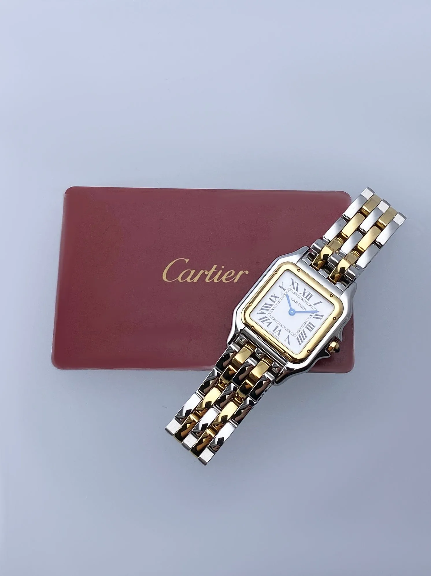 Cartier Panthere W2PN0007 Medium Two Tone Ladies Watch Box Papers