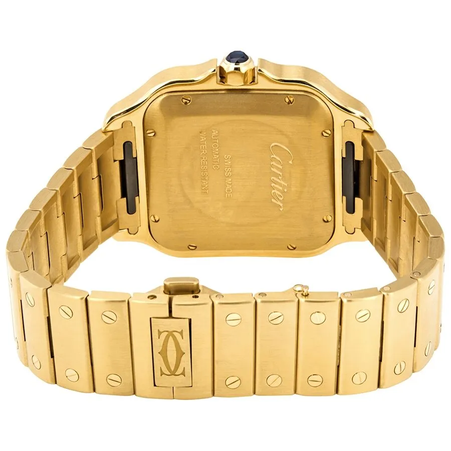 Cartier Santos de Cartier 18kt Yellow Gold Men's Large Watch WGSA0009