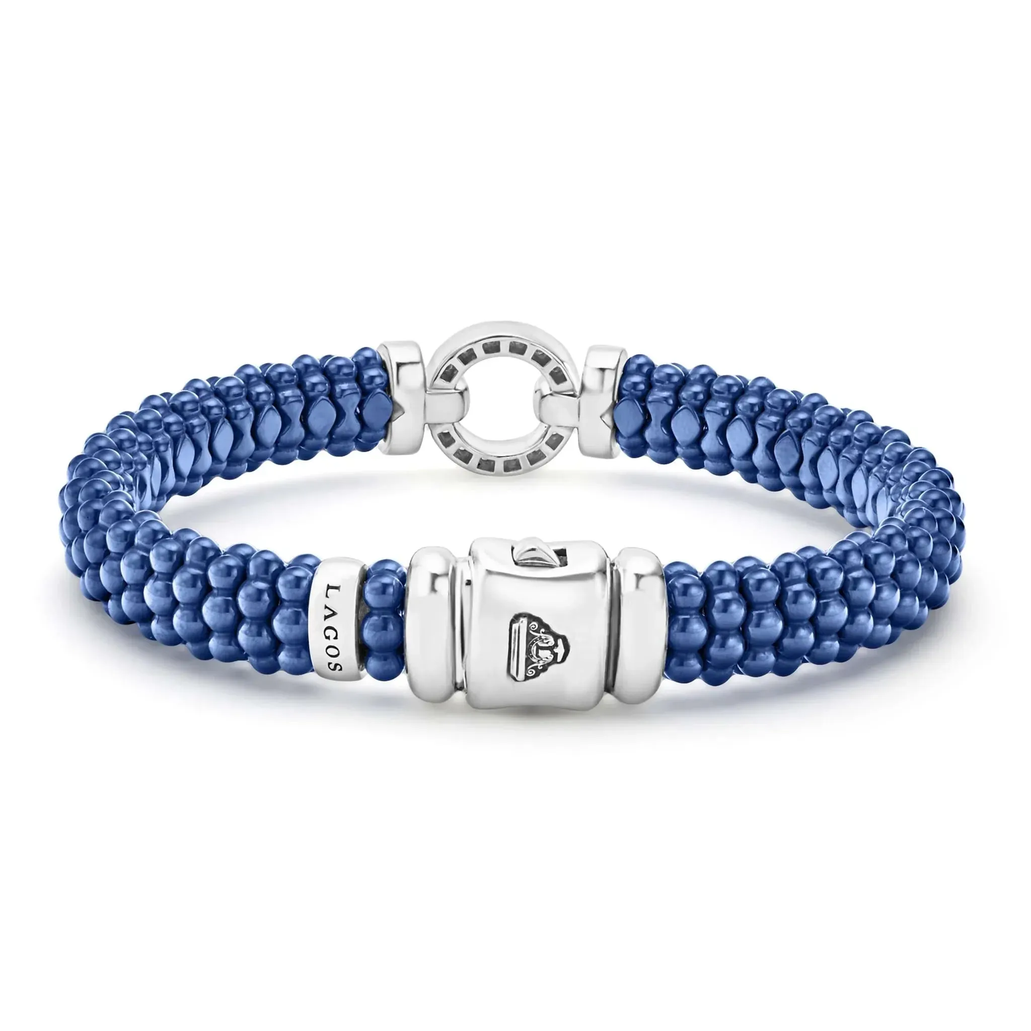 Ceramic Diamond Circle Bracelet | 9mm
