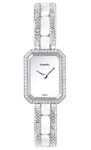 Chanel Premiere Ceramic and Diamond Ladies Watch H2146