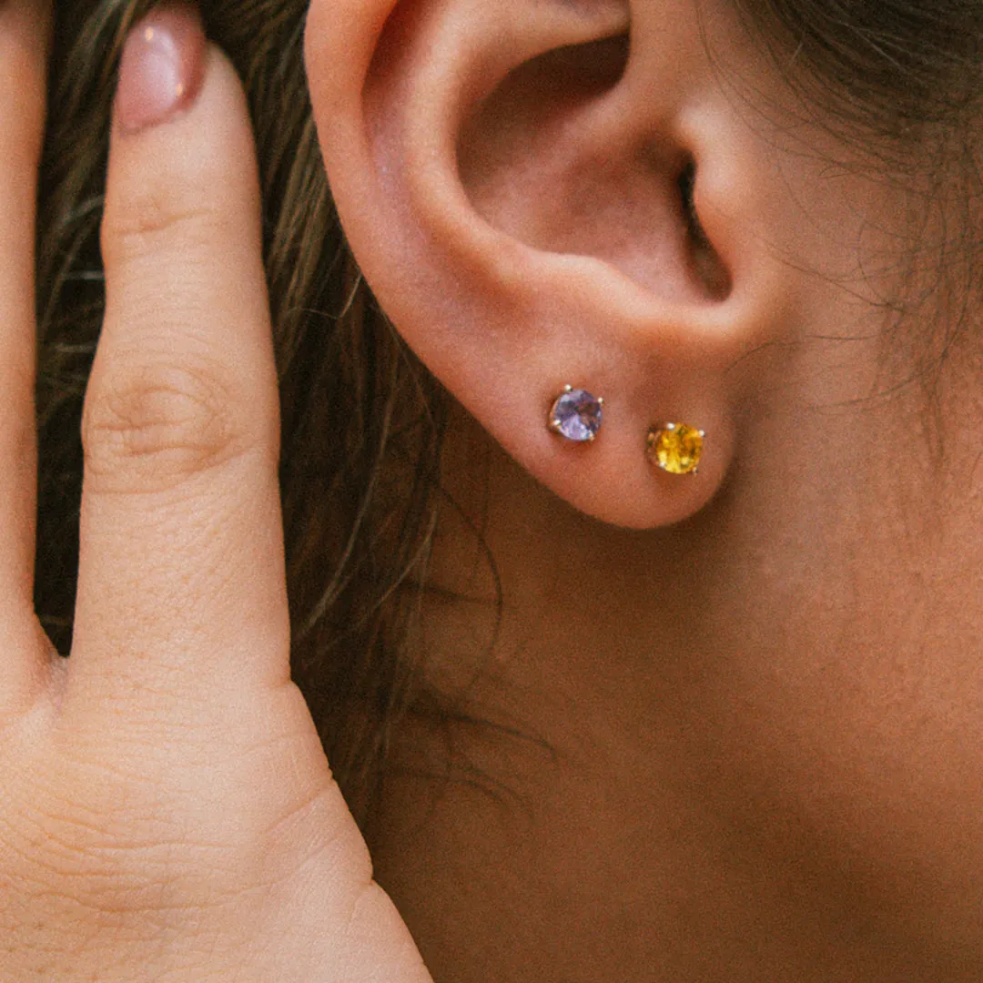 Citrine Studs