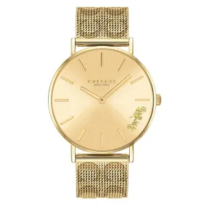 Coach Perry Gold Mesh Women's Watch 14503342