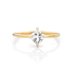 Compass Princess Cut Ring