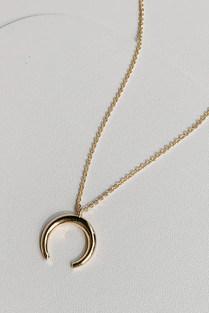 Crescent Chain Necklace