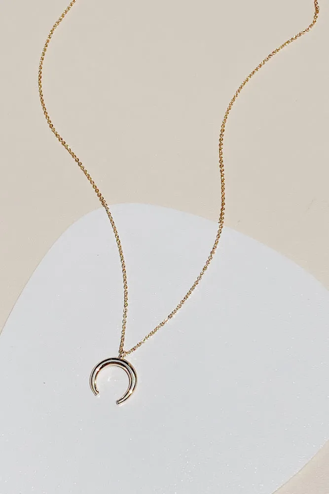 Crescent Chain Necklace