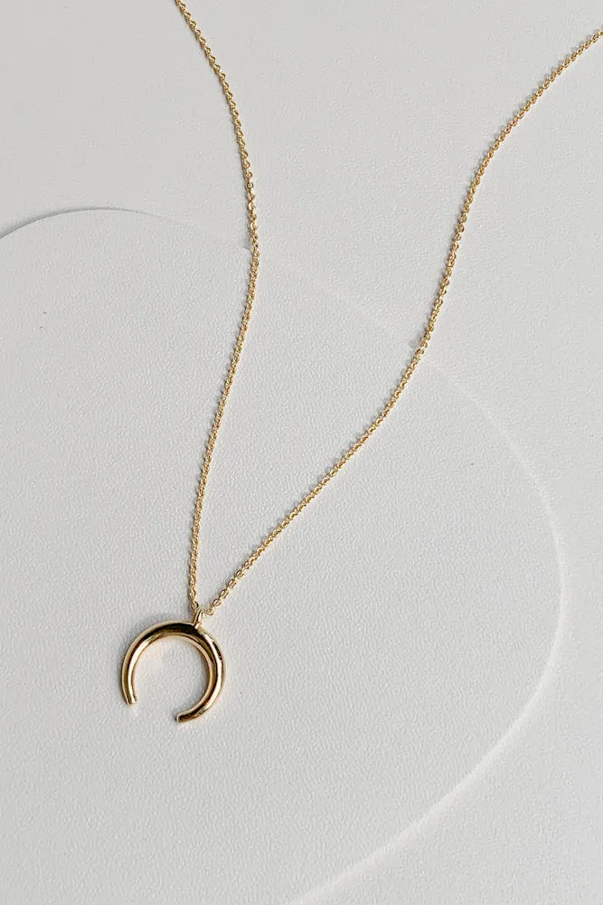 Crescent Chain Necklace