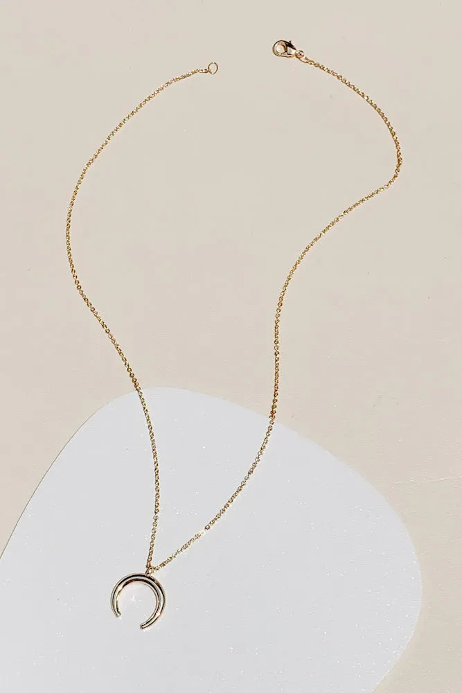 Crescent Chain Necklace
