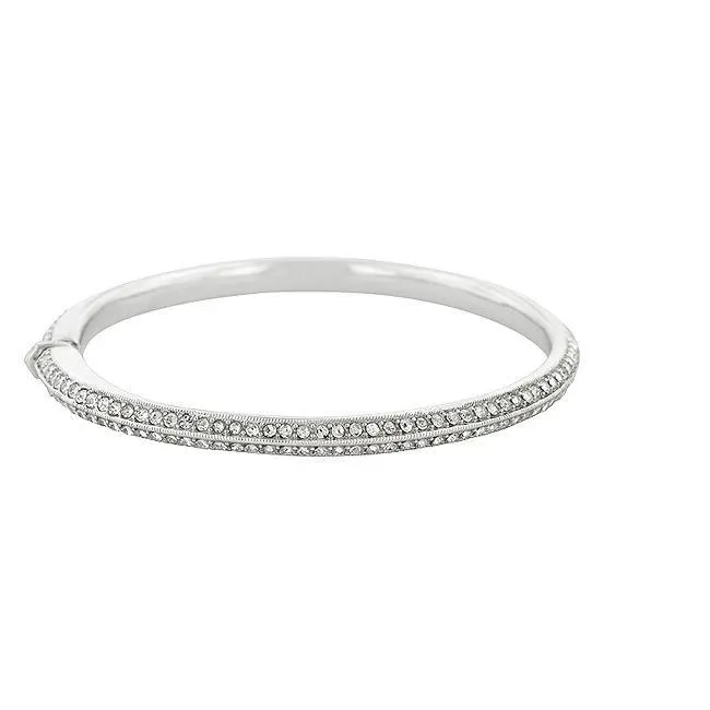 Crystal Embellished Bangle Bracelet