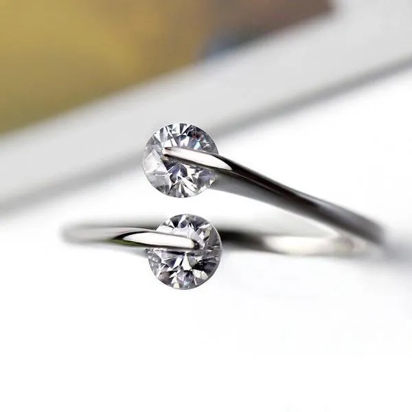 Crystal Eternity Ring